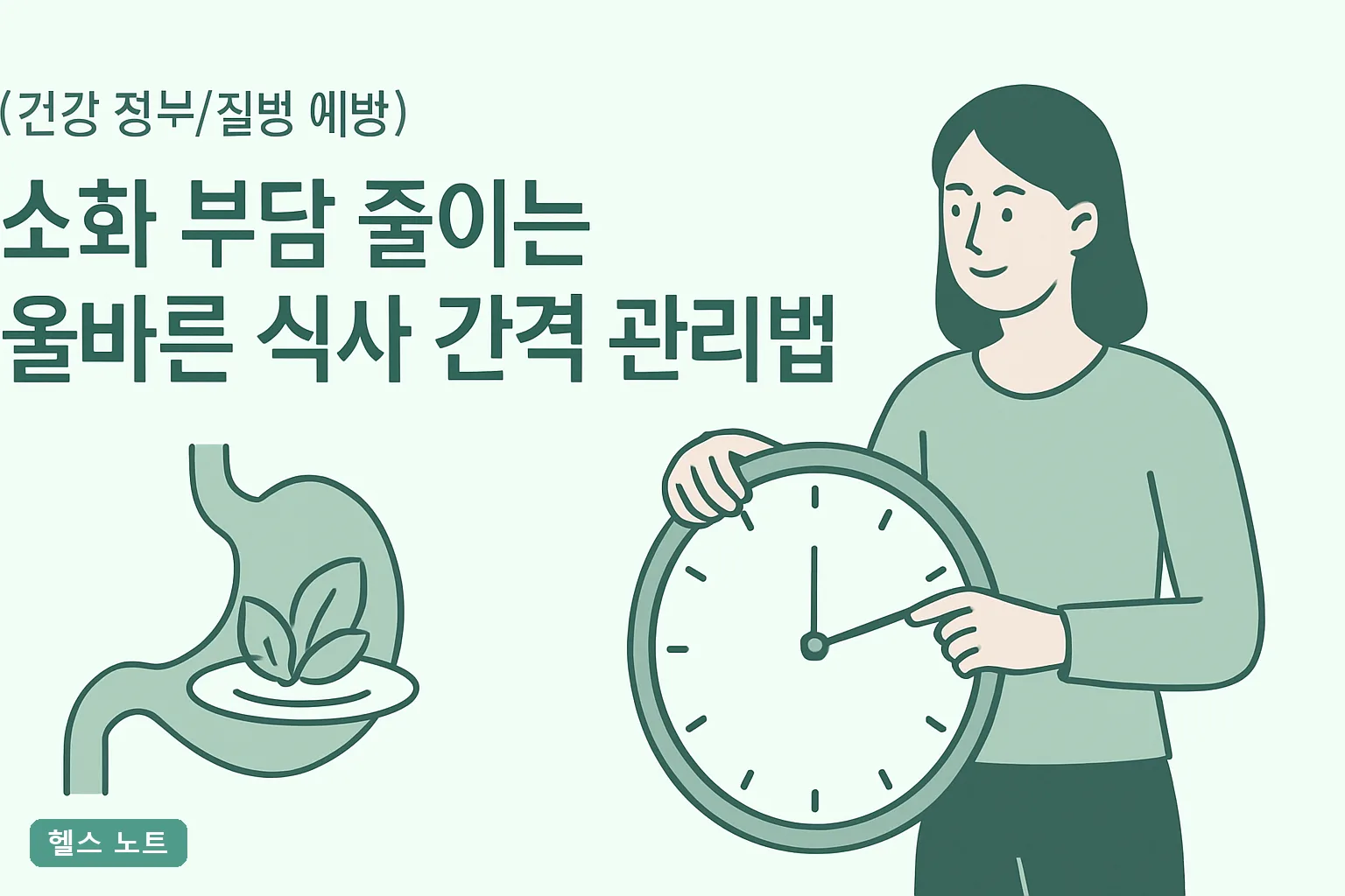 소화 부담 줄이는 올바른 식사 간격 관리법 7가지, 2026년 기준 위 배출시간 4시간 원칙과 4주 실천표