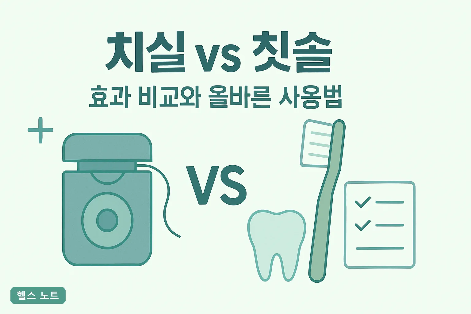 치실 vs 칫솔 효과 비교와 올바른 사용법 2026년 최신 기준 치간 플라크 잡는 4주 실천표