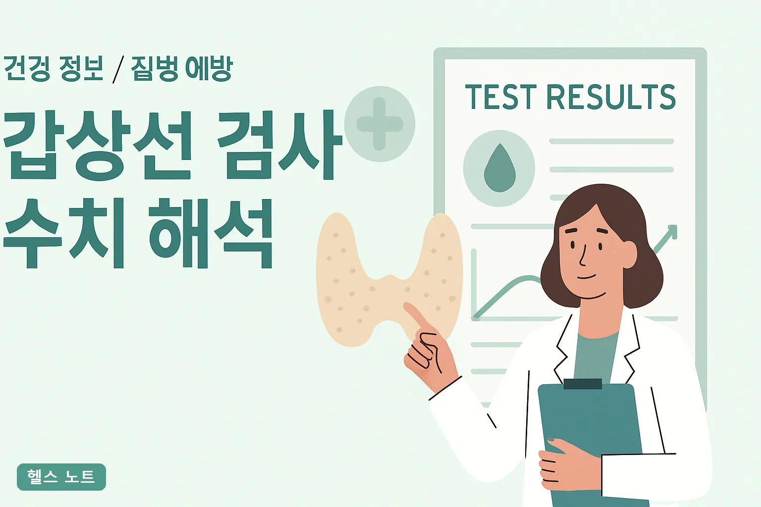 갑상선 검사 수치 해석 2026년 기준 TSH·FT4 정상범위표와 결과지 5분 판독법 총정리