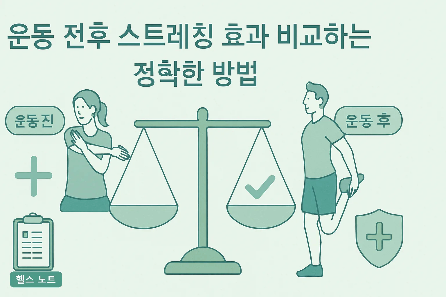 운동 전후 스트레칭 효과 비교하는 정확한 방법 2026년 기준 5단계 자가측정법과 종목별 시간 배분표