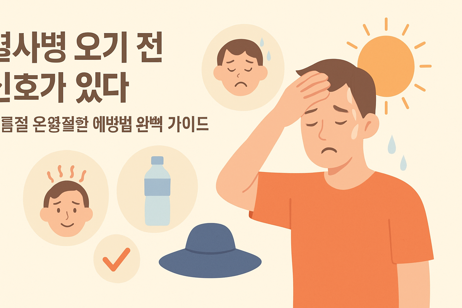 “열사병 오기 전 신호가 있다” 여름철 온열질환 예방법 완벽 가이드**