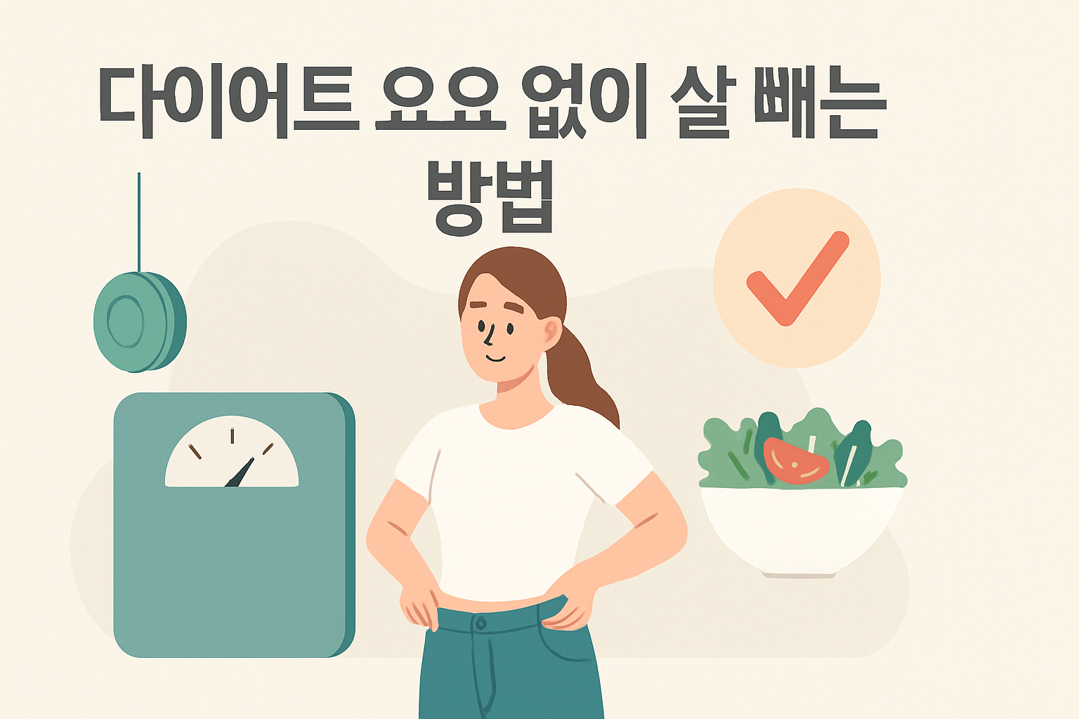 다이어트 요요 없이 살 빼는 방법