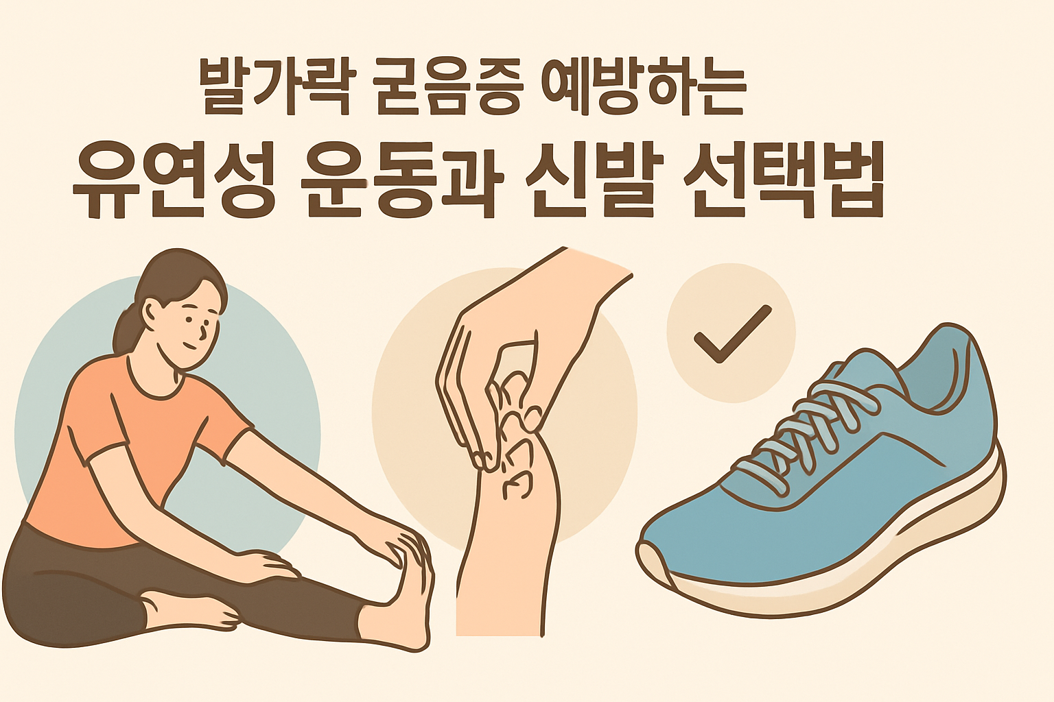 발가락 굳음증 예방하는 유연성 운동과 신발 선택법