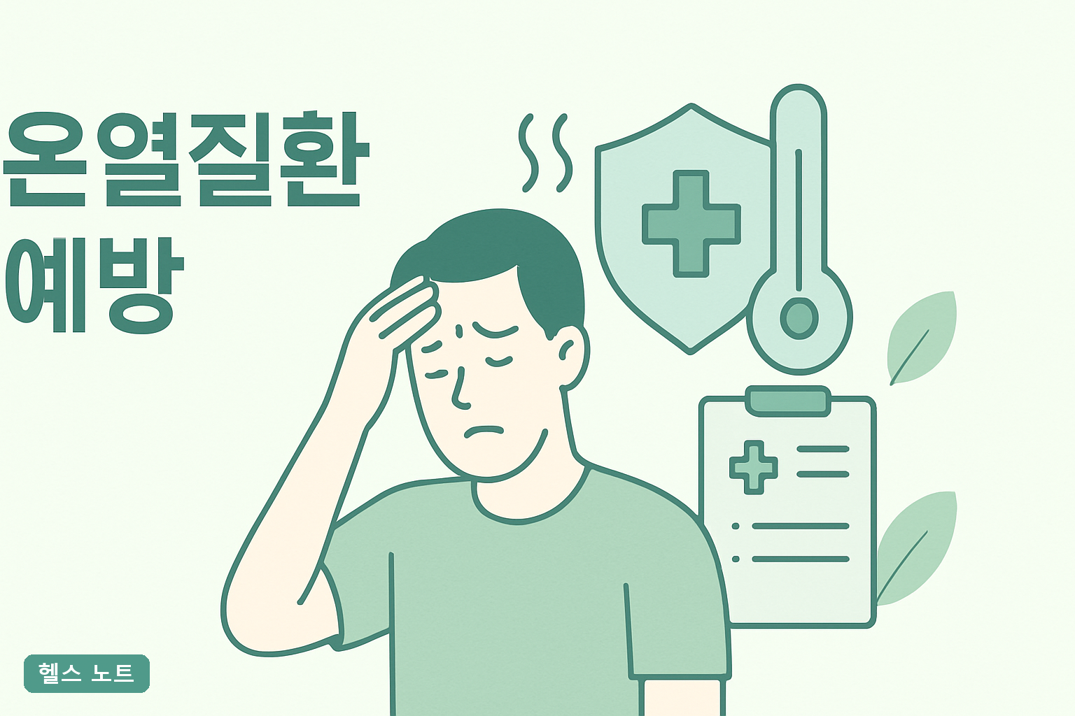 에어컨 있어도 방심하면 당합니다 — 실내 온열질환, 예방법이 따로 있습니다**