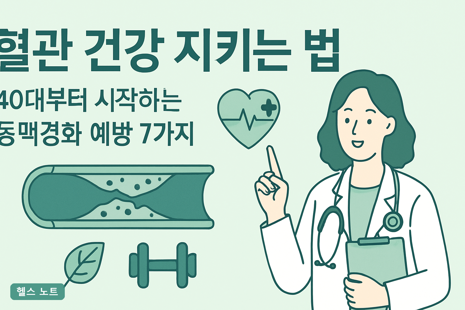 혈관 건강 지키는 법: 40대부터 시작하는 동맥경화 예방 7가지