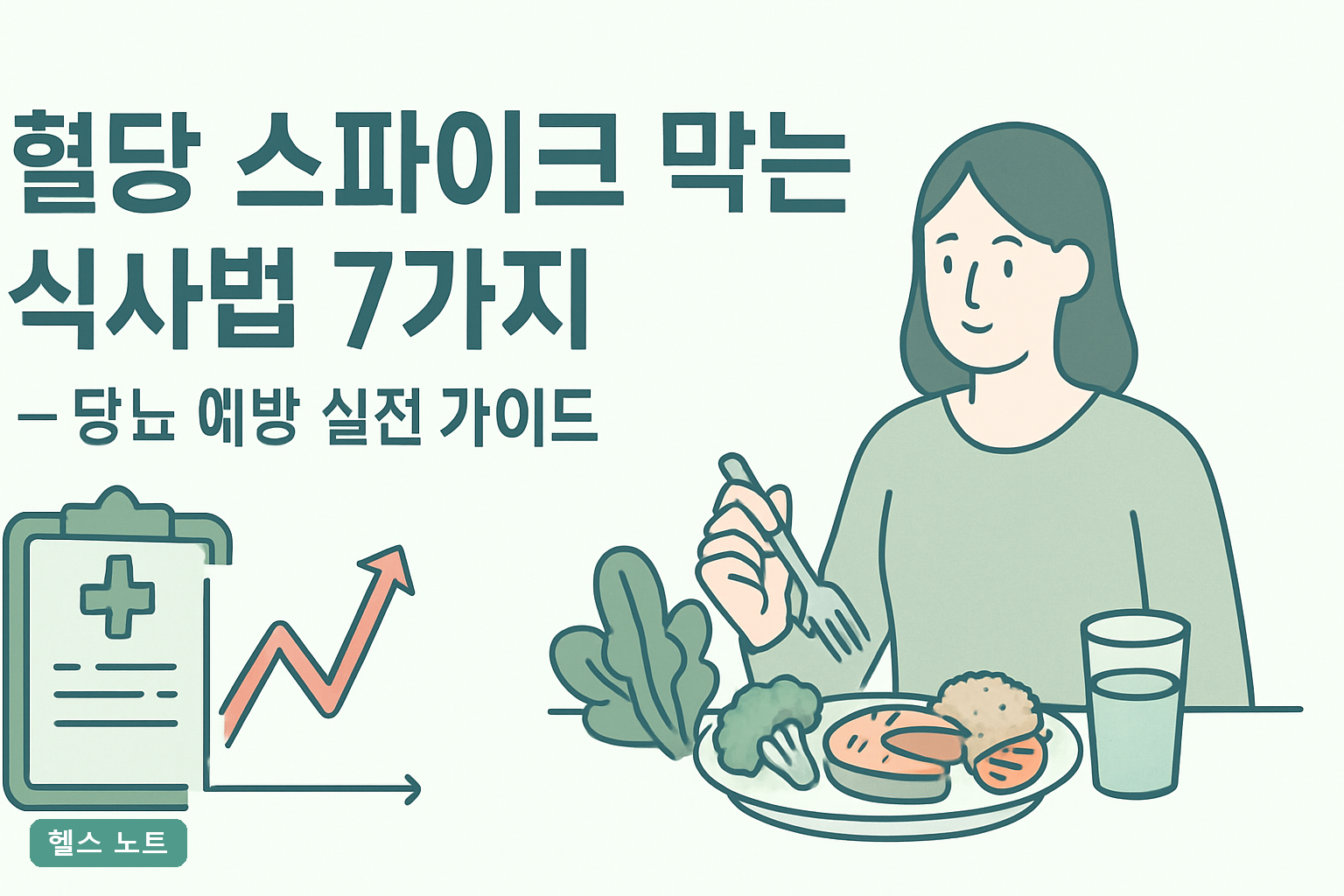 혈당 스파이크 막는 식사법 7가지 – 당뇨 예방 실전 가이드