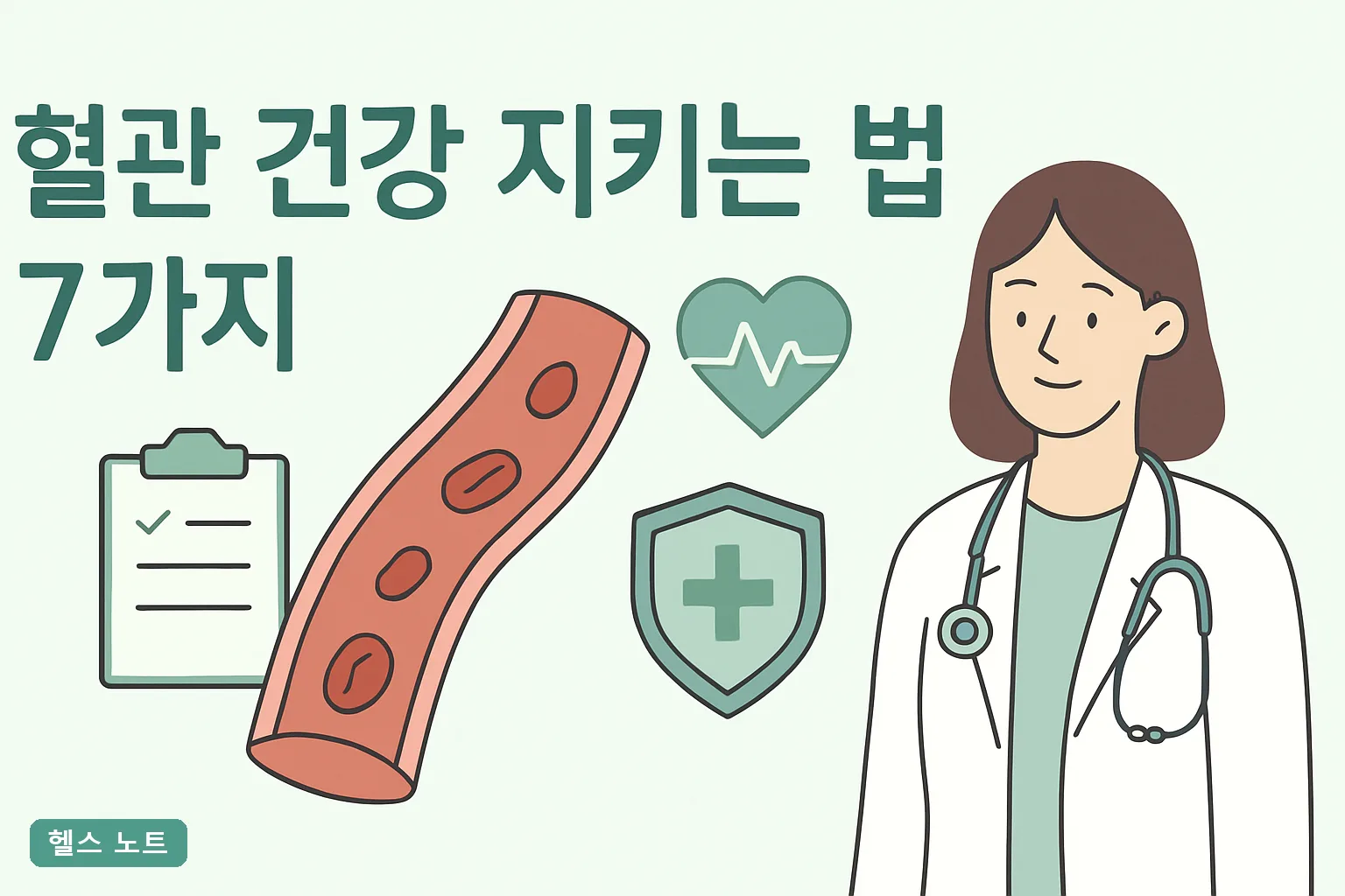 혈관 건강 지키는 법 7가지, 2026년 기준 혈관나이 낮추는 8주 실천표와 검사 수치 총정리