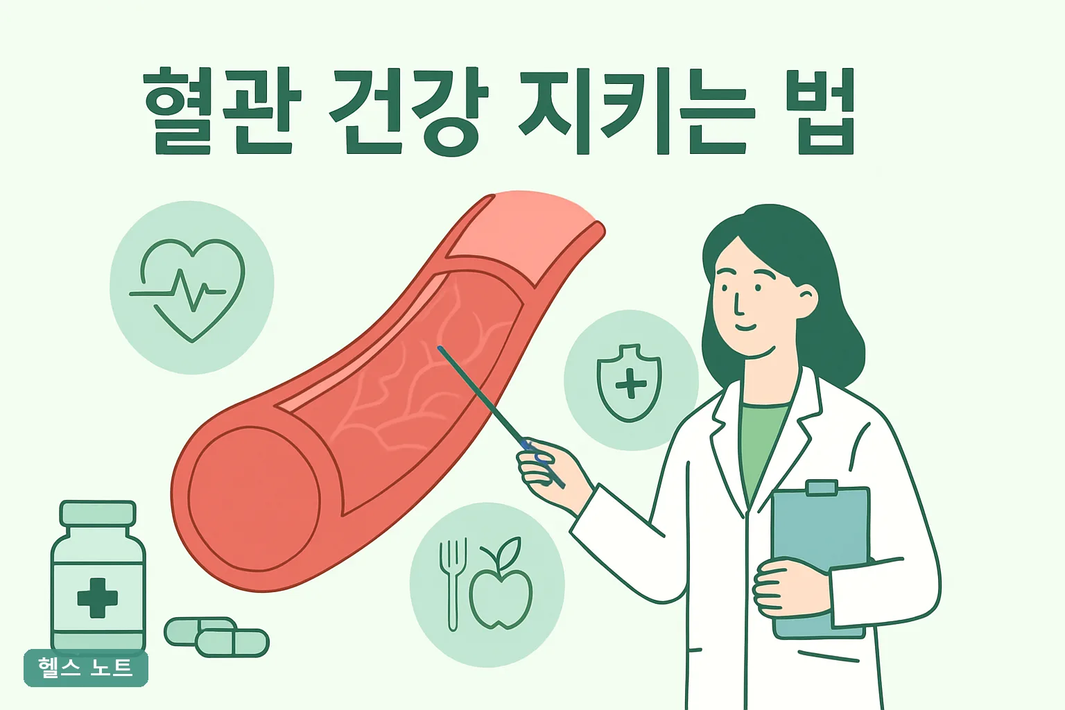 혈관 건강 지키는 법 7가지, 2026년 최신 기준 LDL 100 아래로 낮추는 8주 실천표