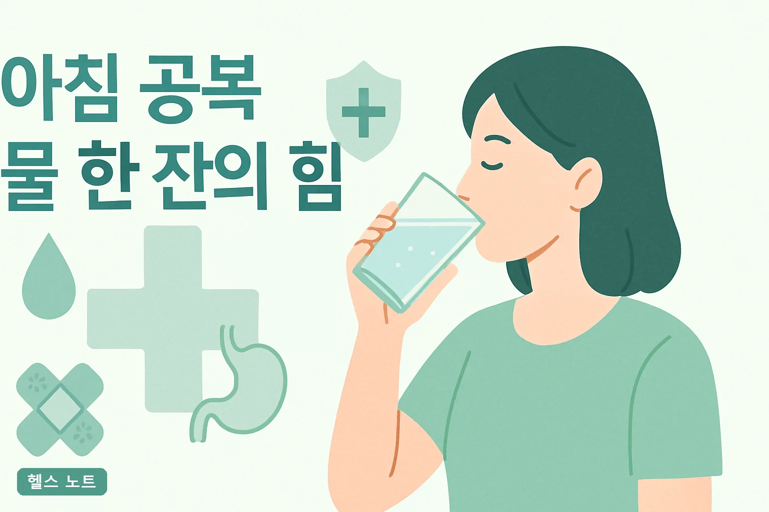 아침 공복 물 한 잔의 힘, 2026년 기준 효과 7가지와 온도·양·타이밍 30일 실천표