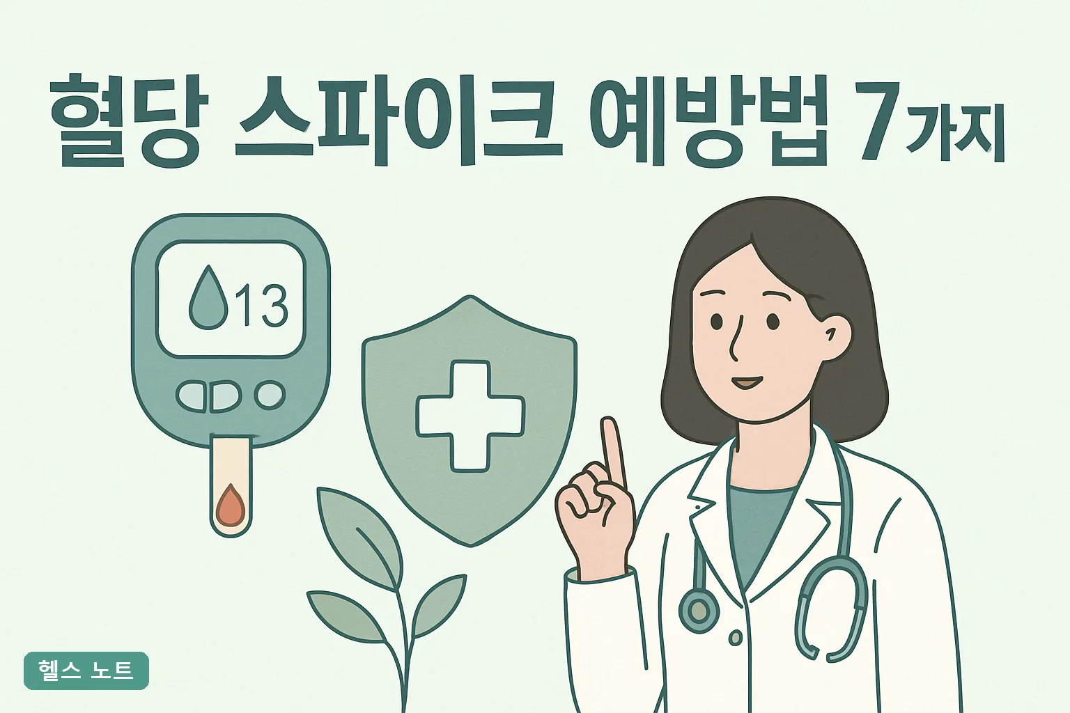 혈당 스파이크 예방법 7가지, 2026년 최신 기준 식후 졸음 잡고 4주 만에 혈당 곡선 낮추는 실천표