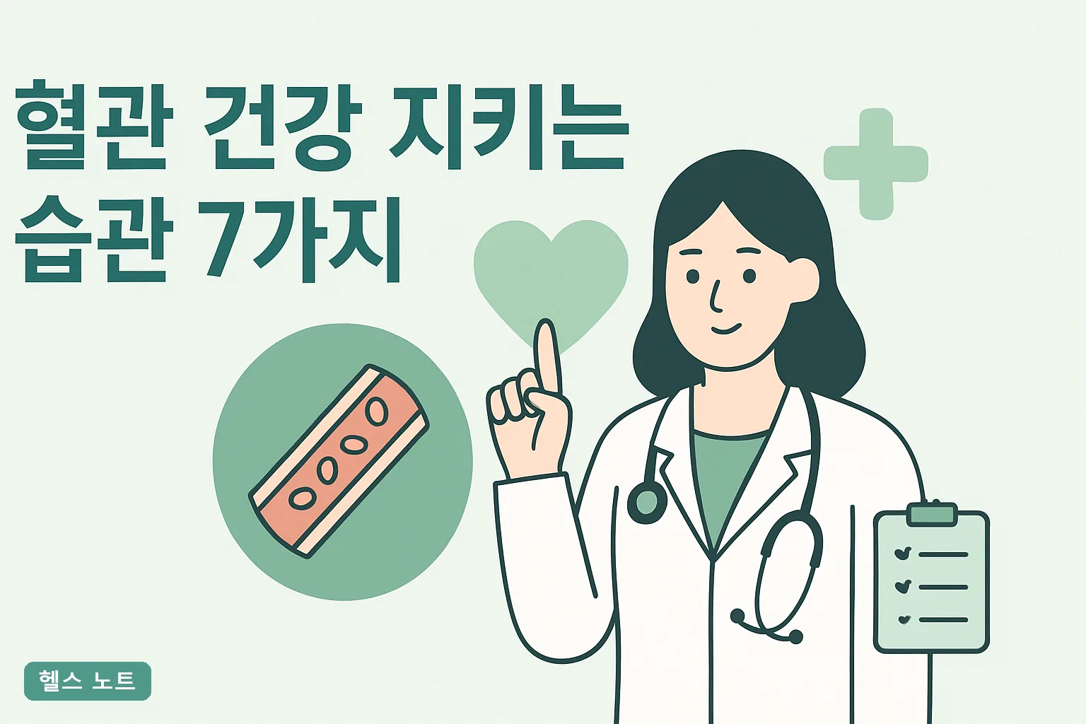 혈관 건강 지키는 습관 7가지, 2026년 기준 혈관나이 5년 낮추는 12주 실천표와 검사 수치