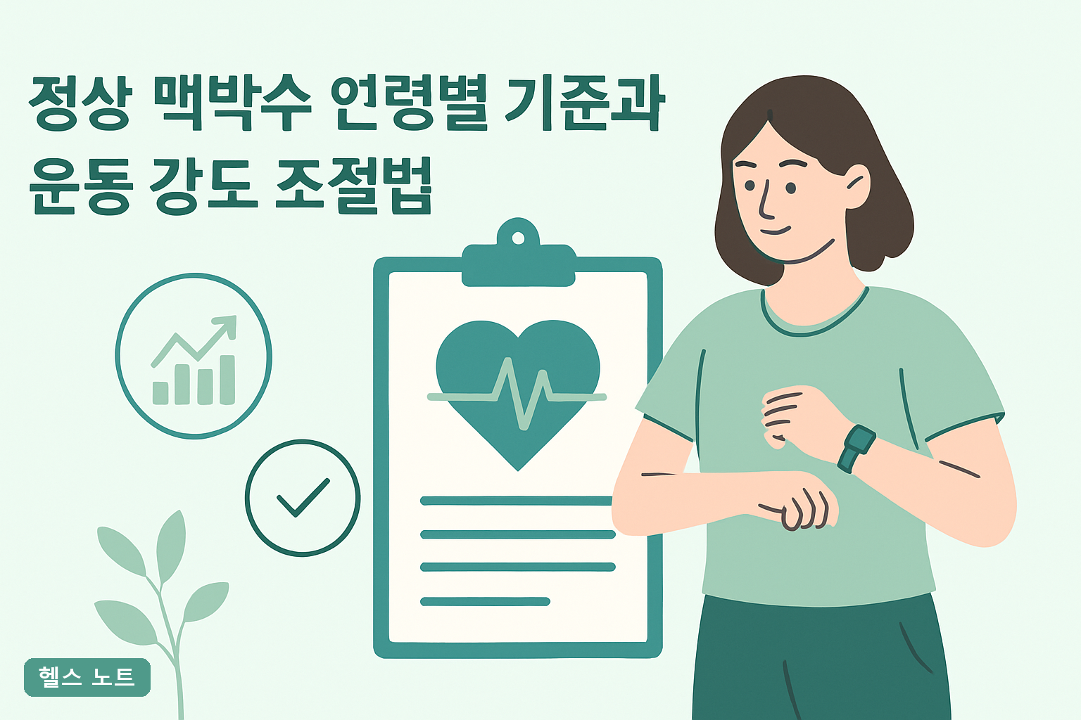 ** 정상 맥박수 연령별 기준과 운동 강도 조절법 2026년 최신 나이별 기준표와 목표 심박수 계산 5단계