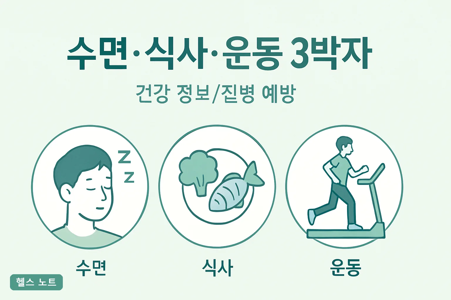 수면·식사·운동 3박자 무너지는 신호 7가지와 2026년 30대 후반 4주 회복 실천표 총정리