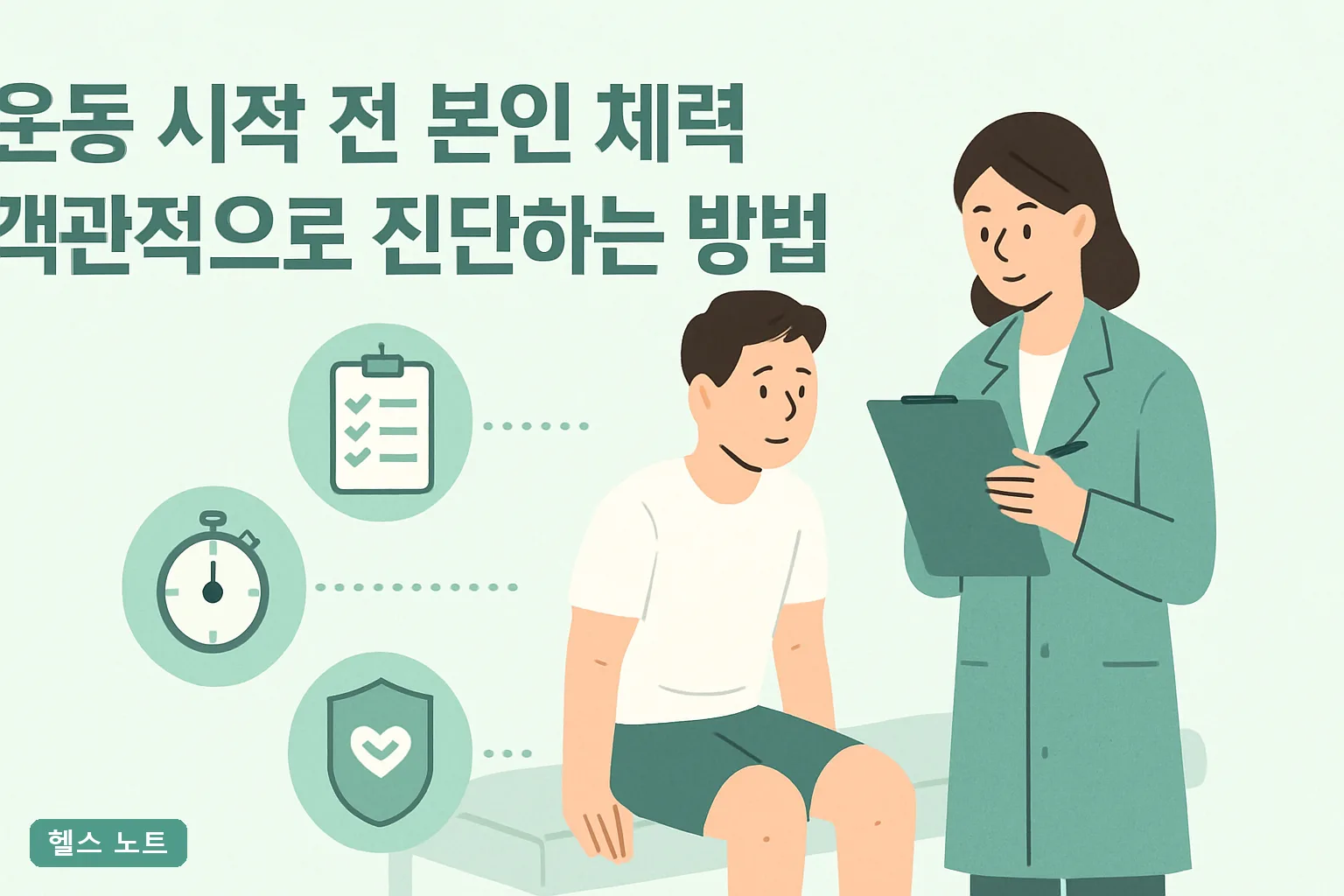 운동 시작 전 본인 체력 객관적으로 진단하는 방법 5가지, 2026년 기준 자가 테스트 수치표
