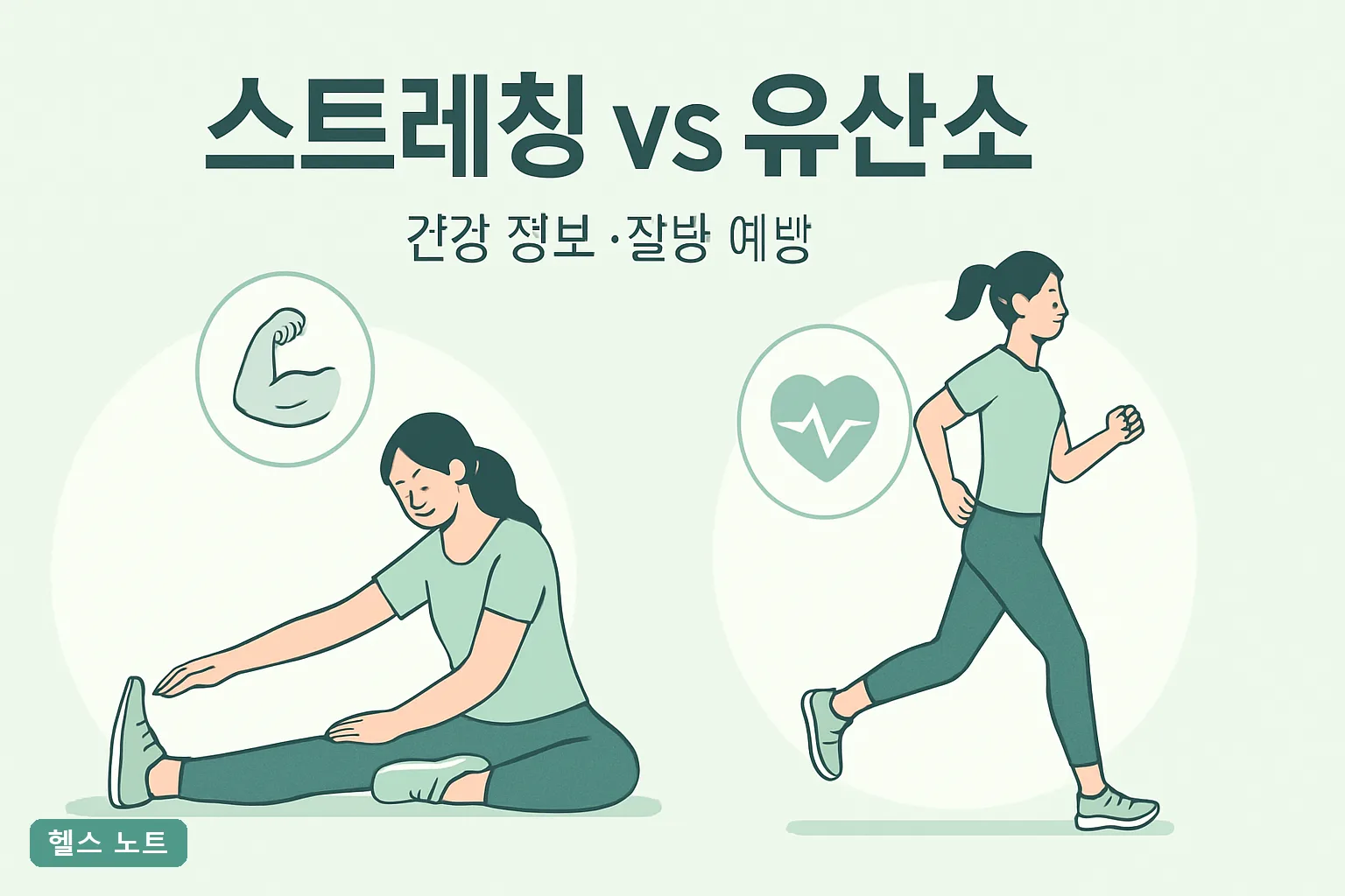 스트레칭 vs 유산소, 30대 직장인 우선순위 7가지와 2026년 기준 주 150분 배분표