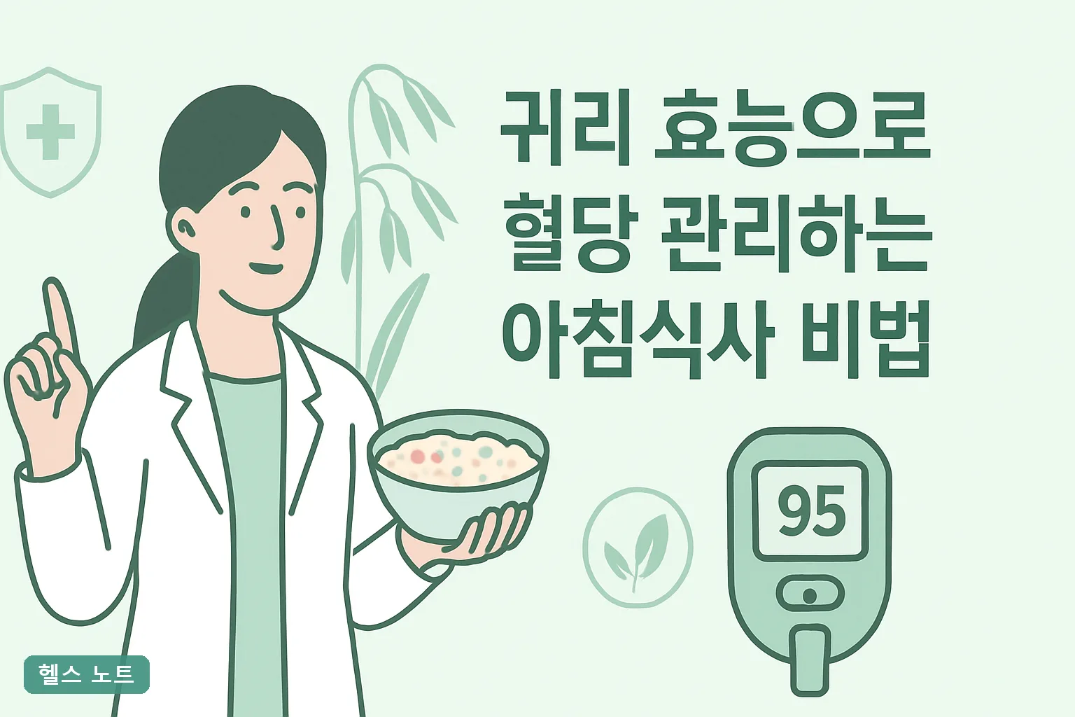 귀리 효능으로 혈당 관리하는 아침식사 비법 7가지, 2026년 기준 식후혈당 40mg/dL 낮추는 순서