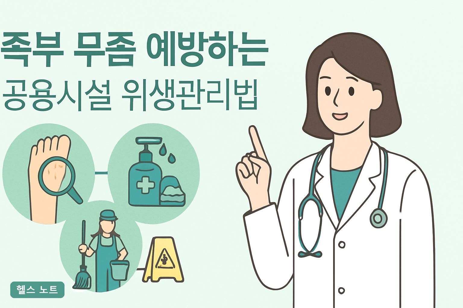 족부 무좀 예방하는 공용시설 위생관리법 7가지, 2026년 헬스장·수영장 감염 차단 체크리스트