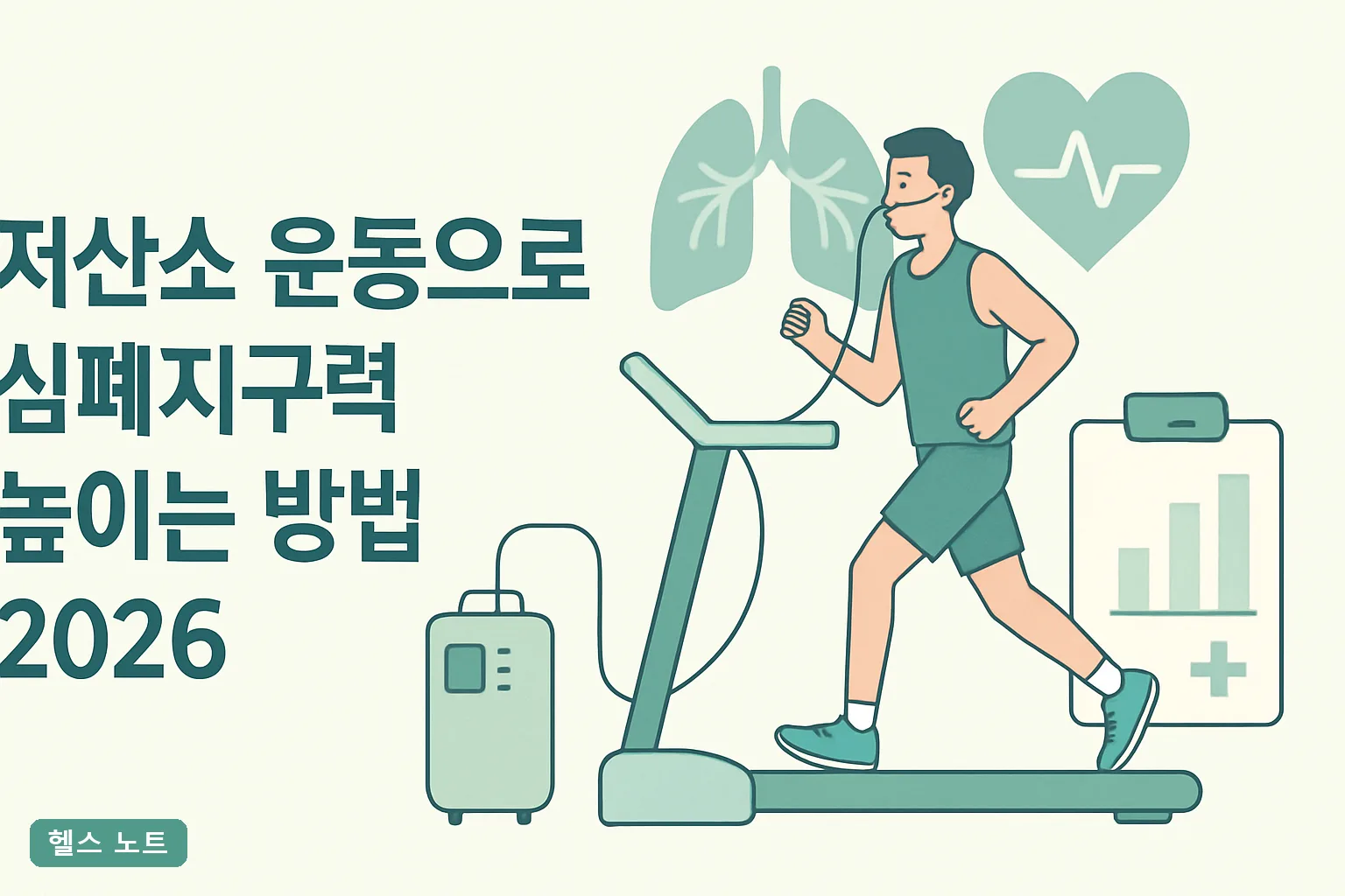저산소 운동으로 심폐지구력 높이는 방법 2026, 4주 만에 VO2max 8% 올리는 주 3회 훈련표