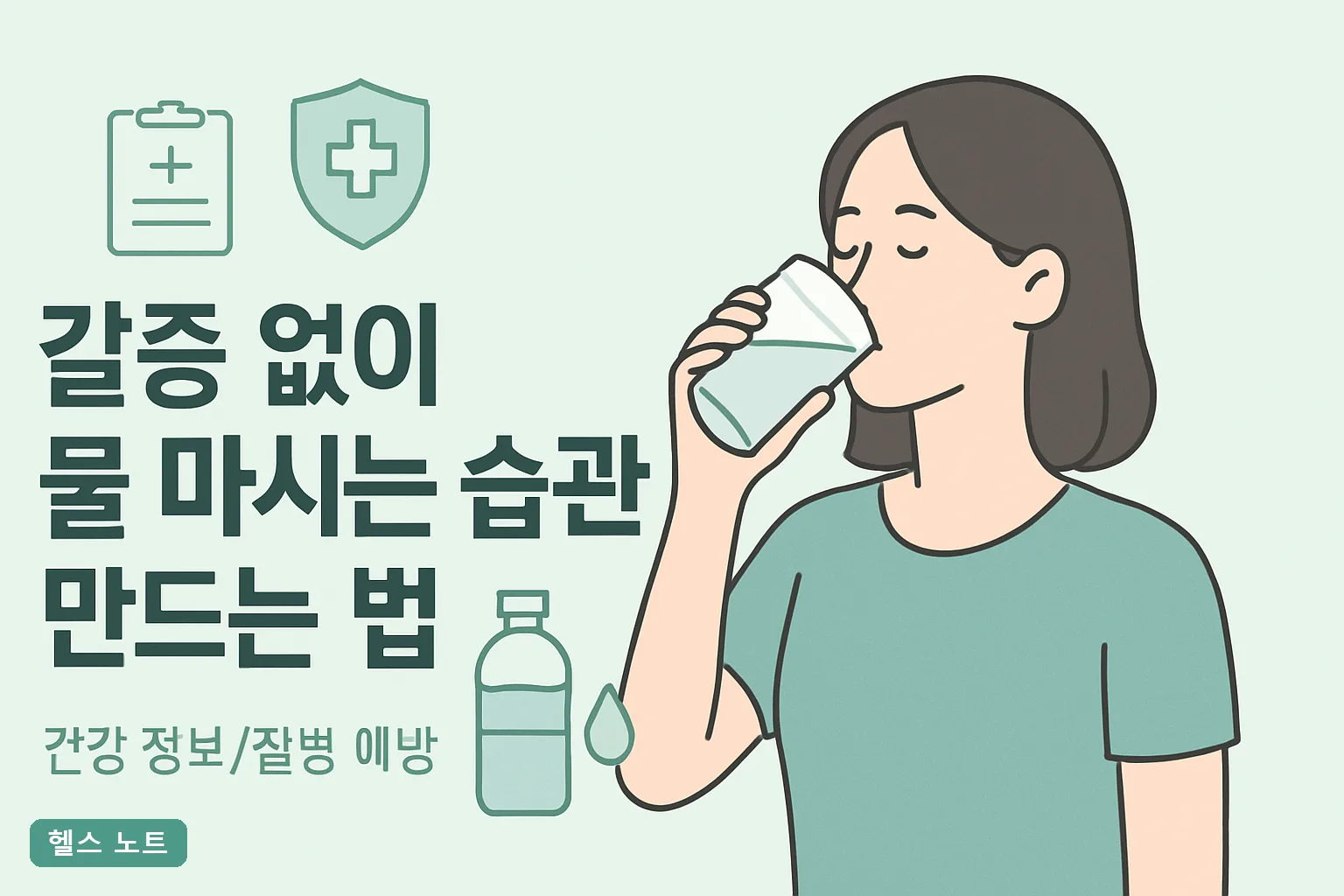 갈증 없이 물 마시는 습관 만드는 법 7가지, 2026년 기준 하루 8잔 채우는 시간표와 4주 실천 가이드