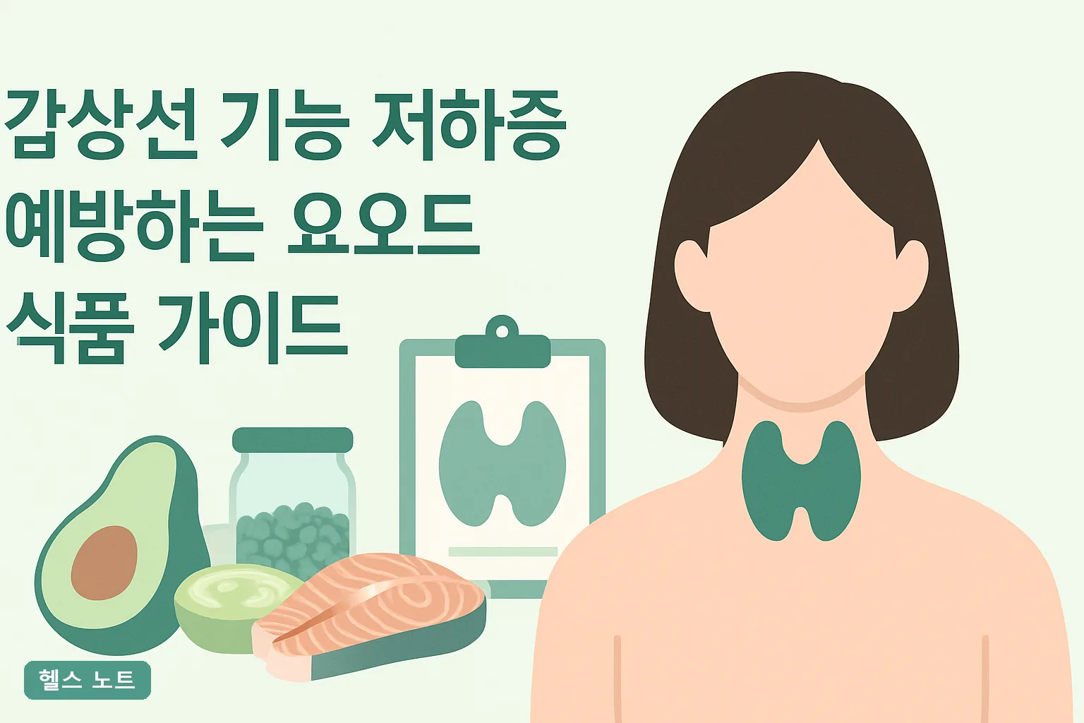 갑상선 기능 저하증 예방하는 요오드 식품 가이드 2026년 하루 150㎍ 기준표와 4주 실천표
