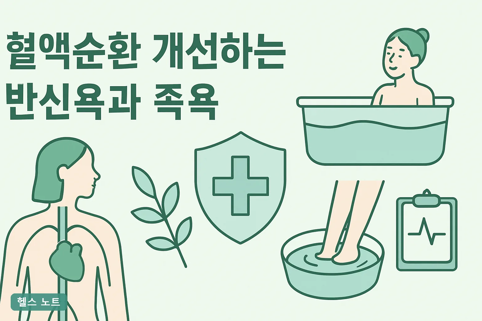 혈액순환 개선하는 반신욕과 족욕 완벽 가이드 2026, 온도 40도 시간 20분 기준표와 4주 실천표