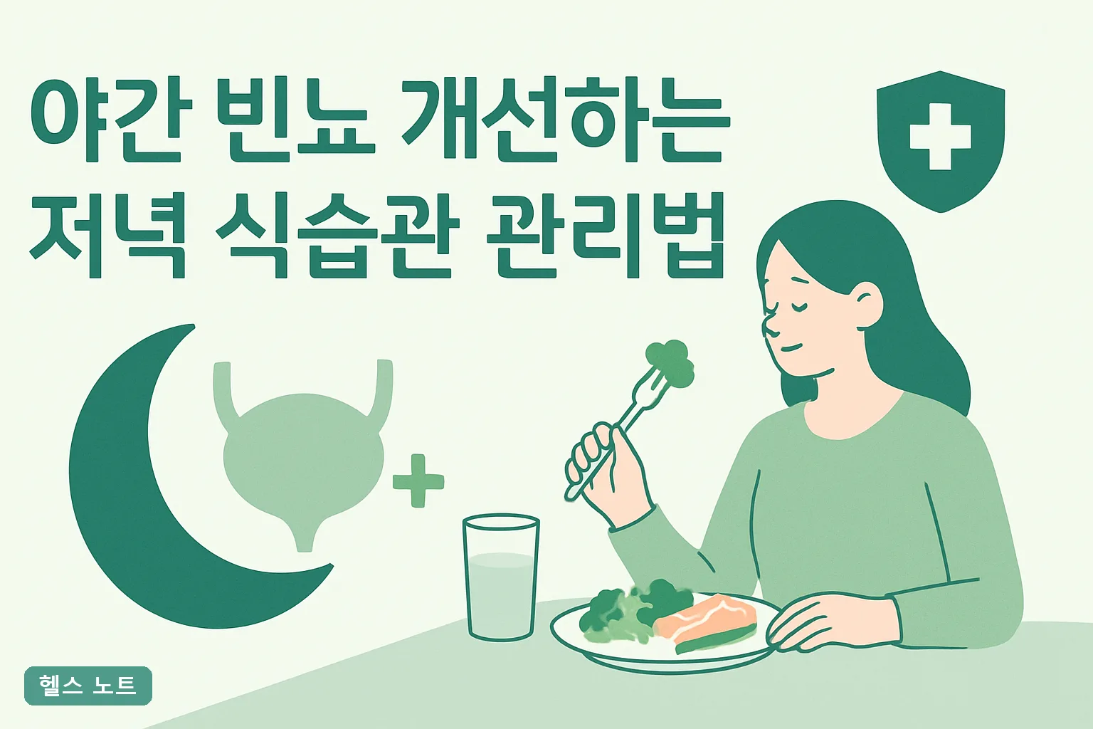 야간 빈뇨 개선하는 저녁 식습관 관리법 7가지, 2026년 기준 밤 소변 횟수 절반 줄이는 4주 실천표
