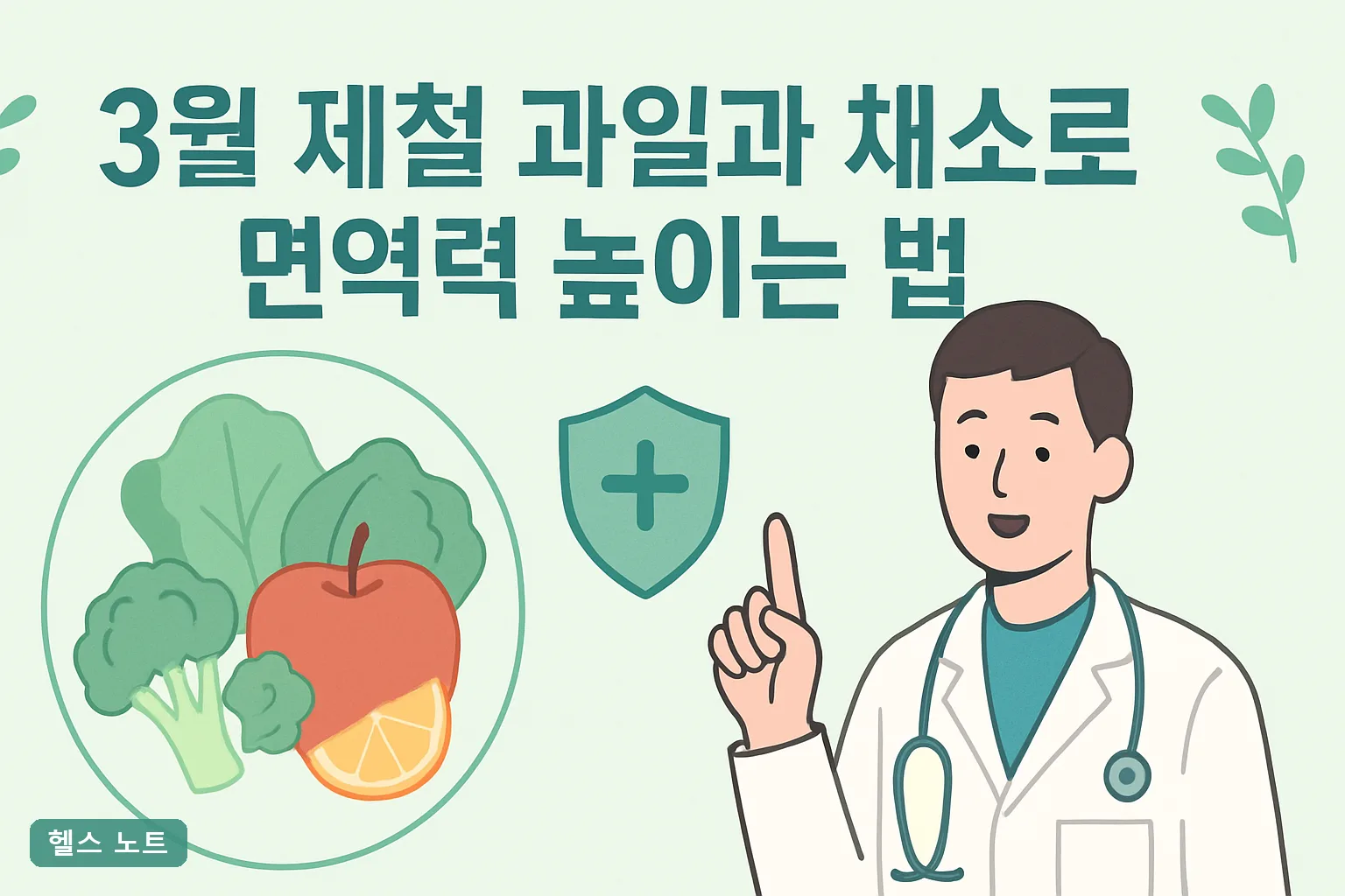 3월 제철 과일과 채소로 면역력 높이는 법 7가지, 2026년 환절기 4주 실천표와 섭취 순서 총정리