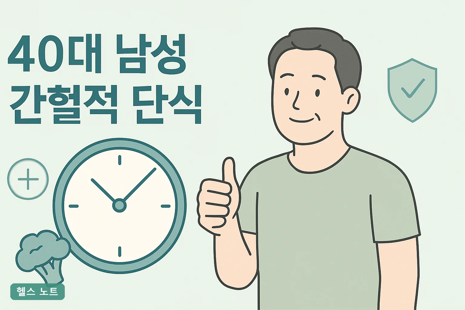 40대 남성 간헐적 단식 16:8 근손실 없이 하는 법, 2026년 기준 12주 실천표와 단백질 계산법