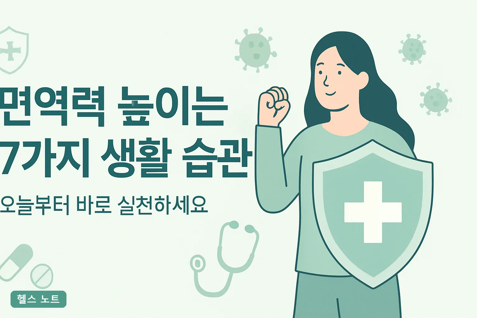면역력 높이는 7가지 생활 습관, 오늘부터 바로 실천하세요